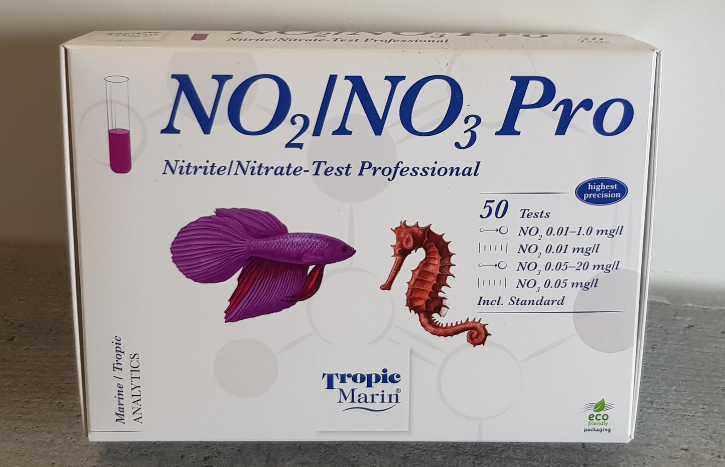 Nitrit/Nitrat-Test Professional für Süß- und Meerwasseraquarien
